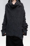 Marc Le Bihan wool pullover sweater 1731 France MLB-1731-HUI GREY